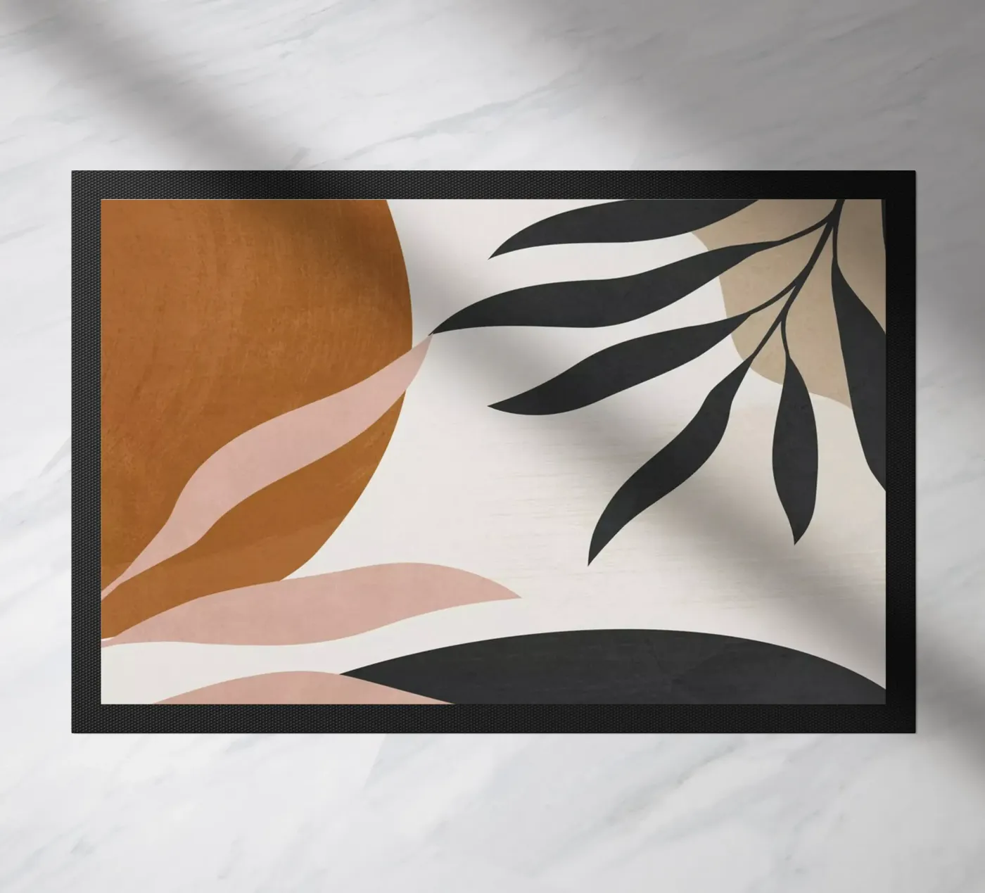 Abstracte kunst 54 deurmat van ThingDesign