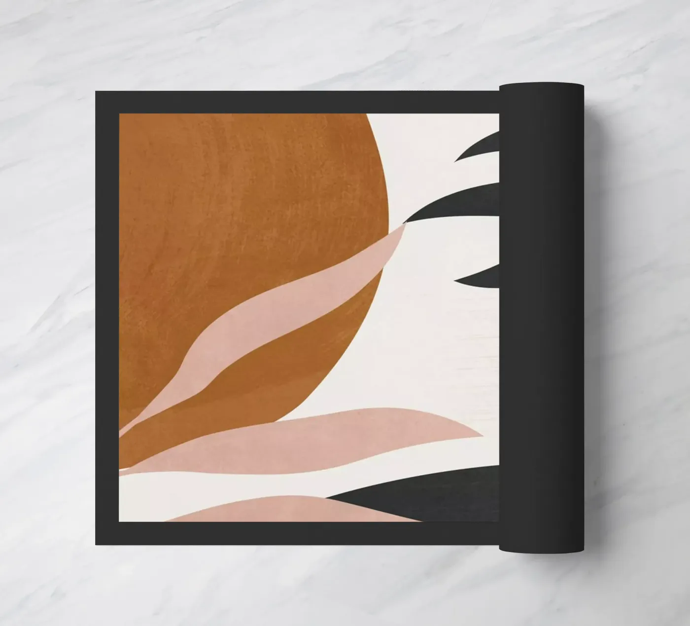 Abstracte kunst 54 deurmat van ThingDesign
