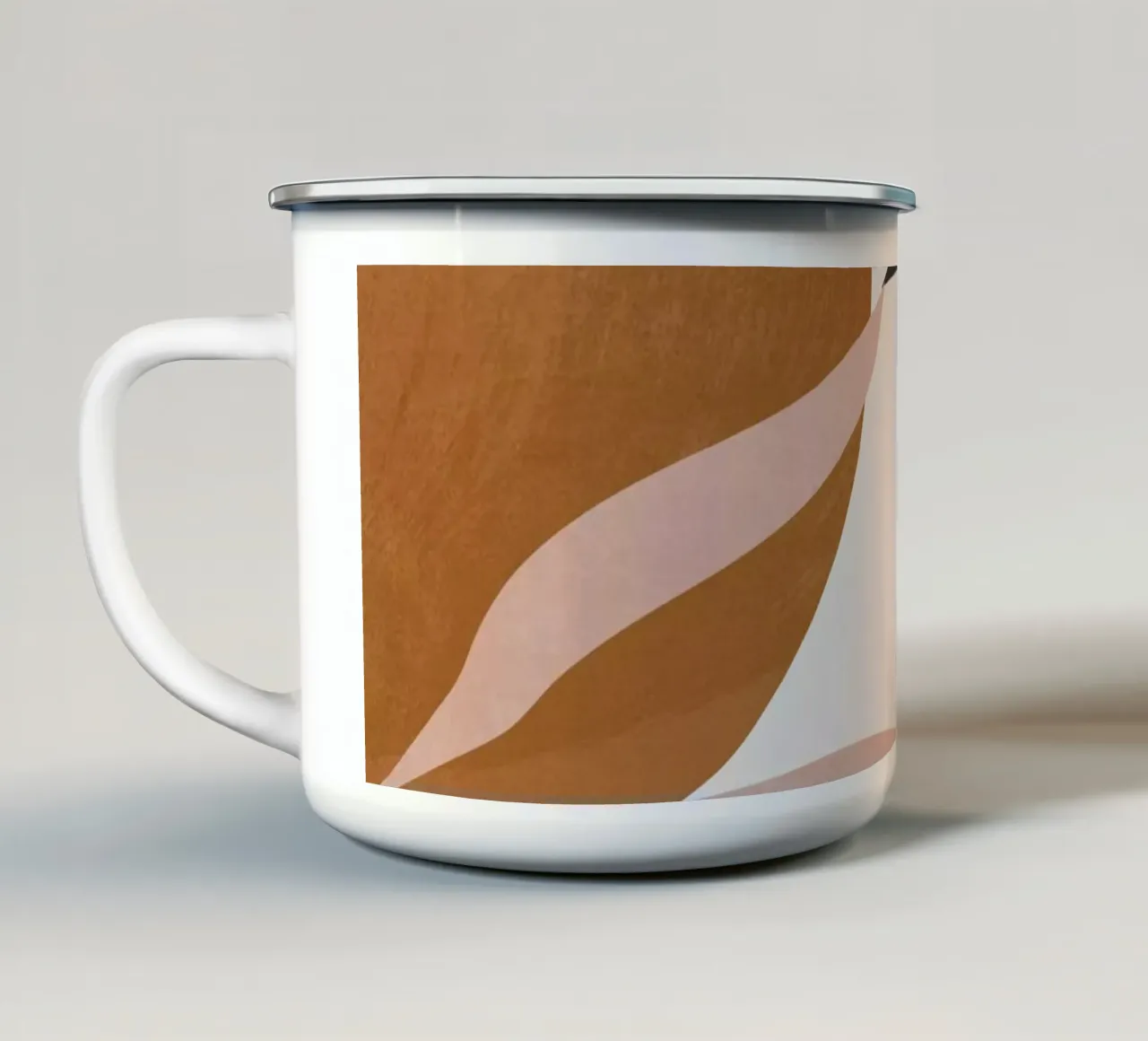 Arte astratta 54 tazza in smalto da ThingDesign