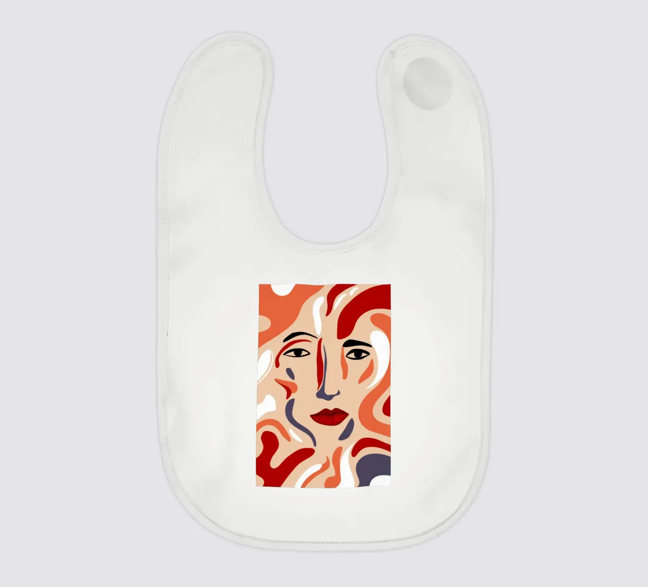 Flusso astratto del volto bavaglino da Gaia Viesta