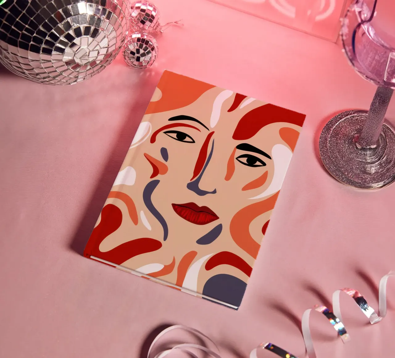 Abstract Face Flow notebook by Gaia Viesta