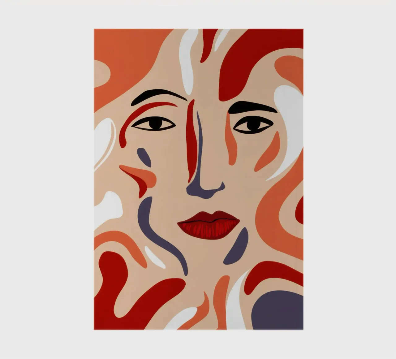 Abstract Face Flow notebook by Gaia Viesta