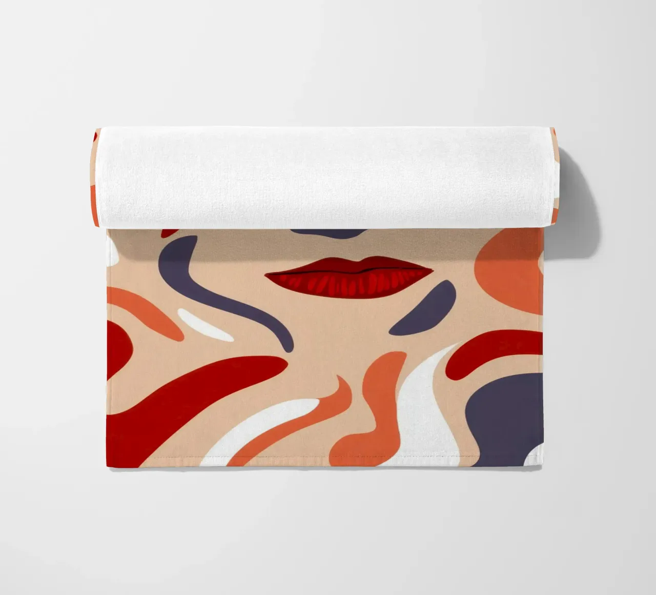 Flusso astratto del volto telo mare da Gaia Viesta