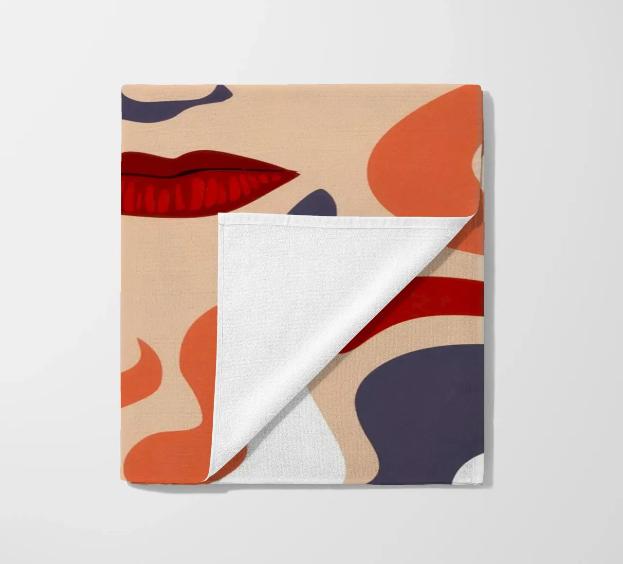 Flusso astratto del volto telo mare da Gaia Viesta