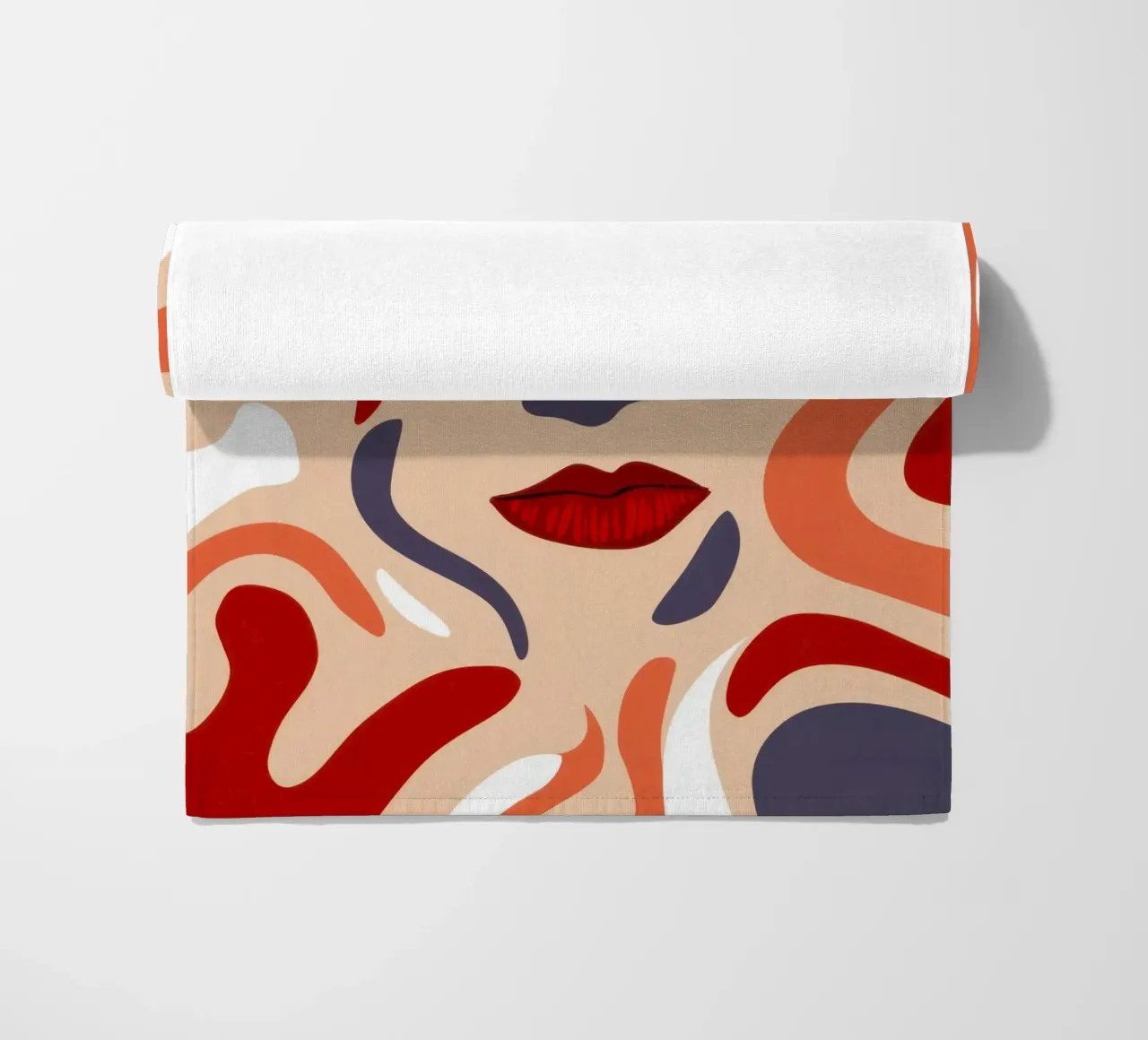 Flusso astratto del volto telo mare da Gaia Viesta