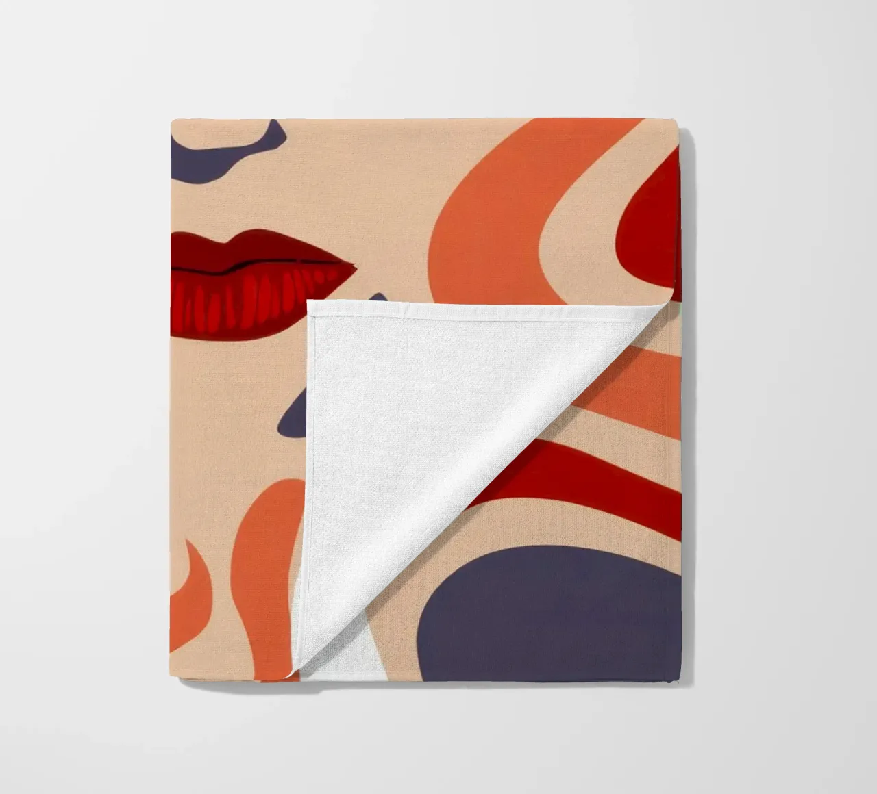 Flusso astratto del volto telo mare da Gaia Viesta