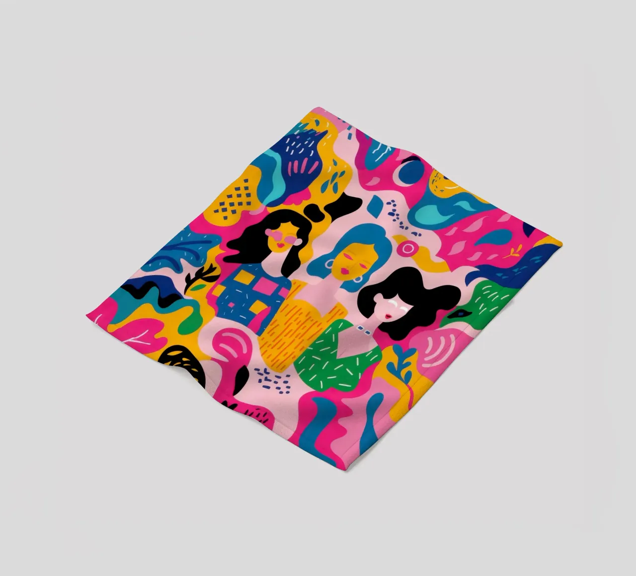 Unity in Diversity fleece blanket by Luna Aura
