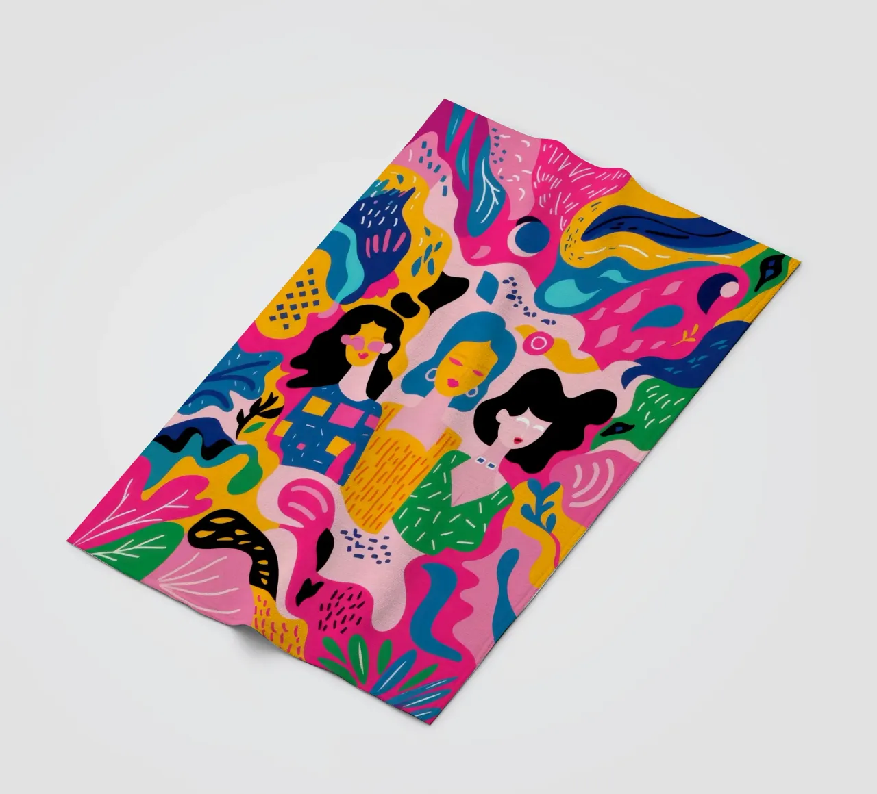 Unity in Diversity fleece blanket by Luna Aura