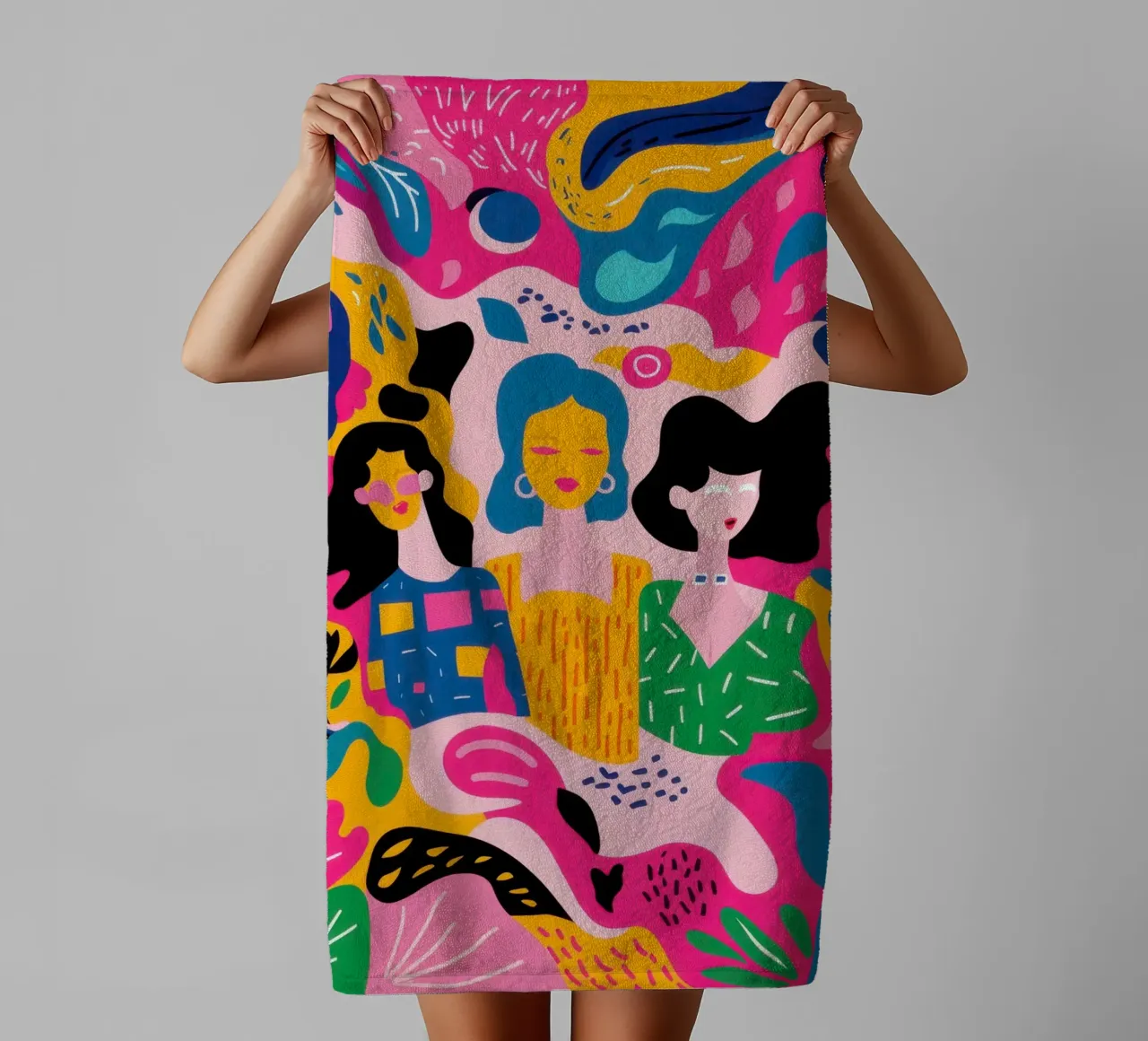 Unity in Diversity towel by Luna Aura