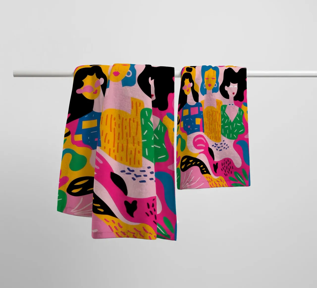 Unity in Diversity towel by Luna Aura