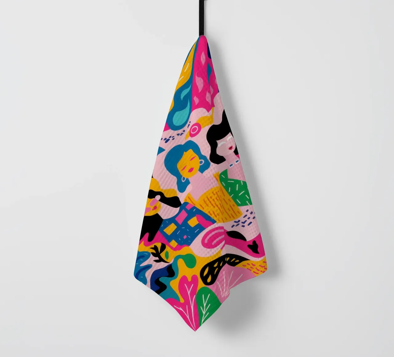 Unity in Diversity tea towel by Luna Aura