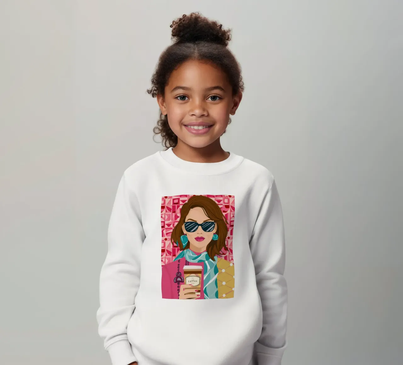 Caffè Uptown Chic felpa bambino da Selene Shade