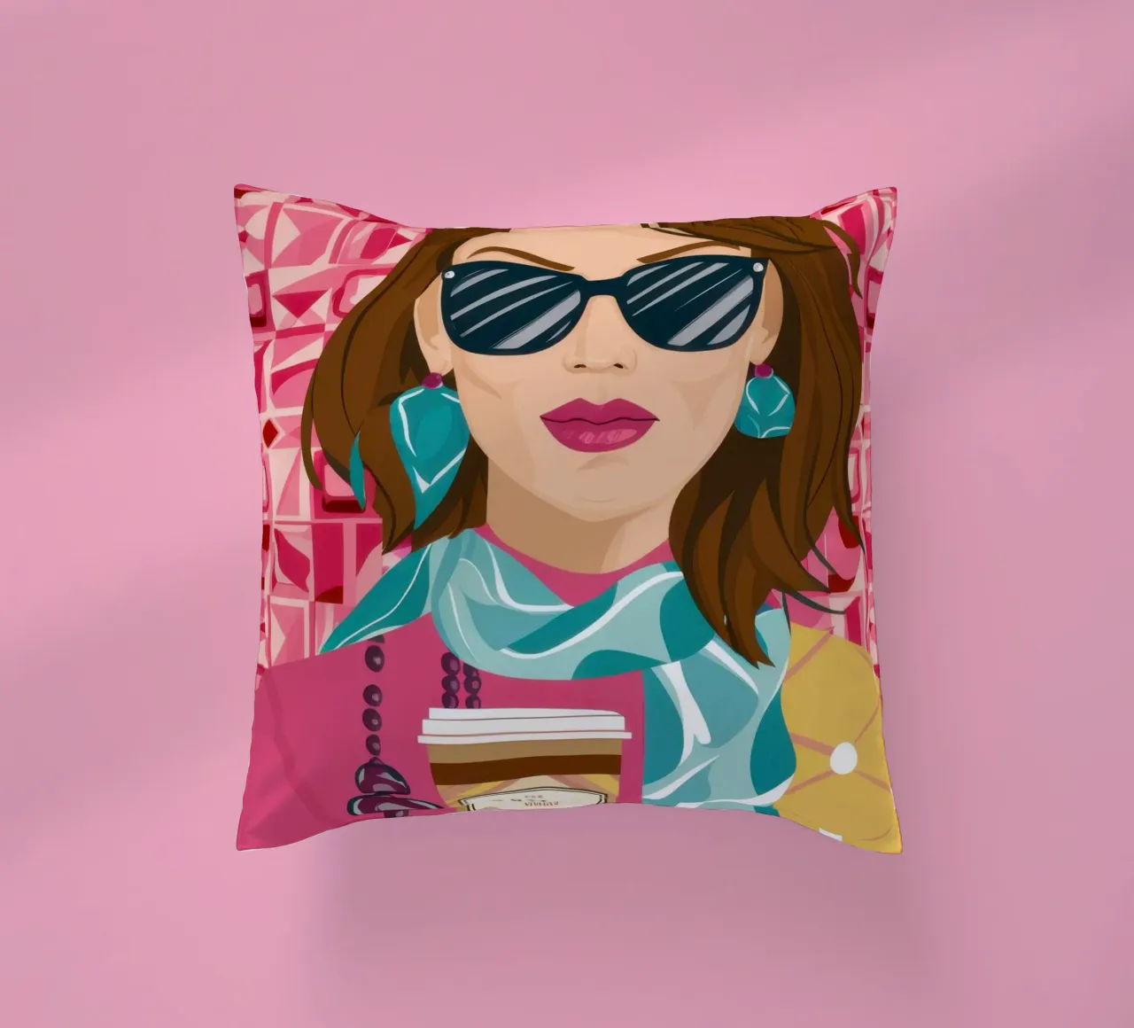 Caffè Uptown Chic cuscino da Selene Shade