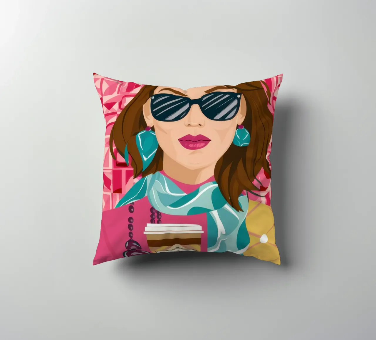 Caffè Uptown Chic cuscino da Selene Shade