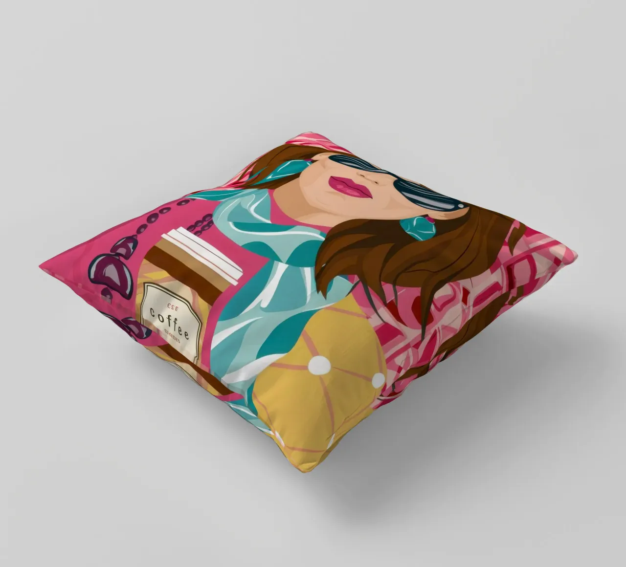 Caffè Uptown Chic cuscino da Selene Shade