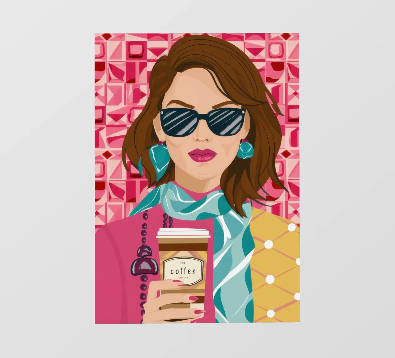 Caffè Uptown Chic telo in pvc da Selene Shade