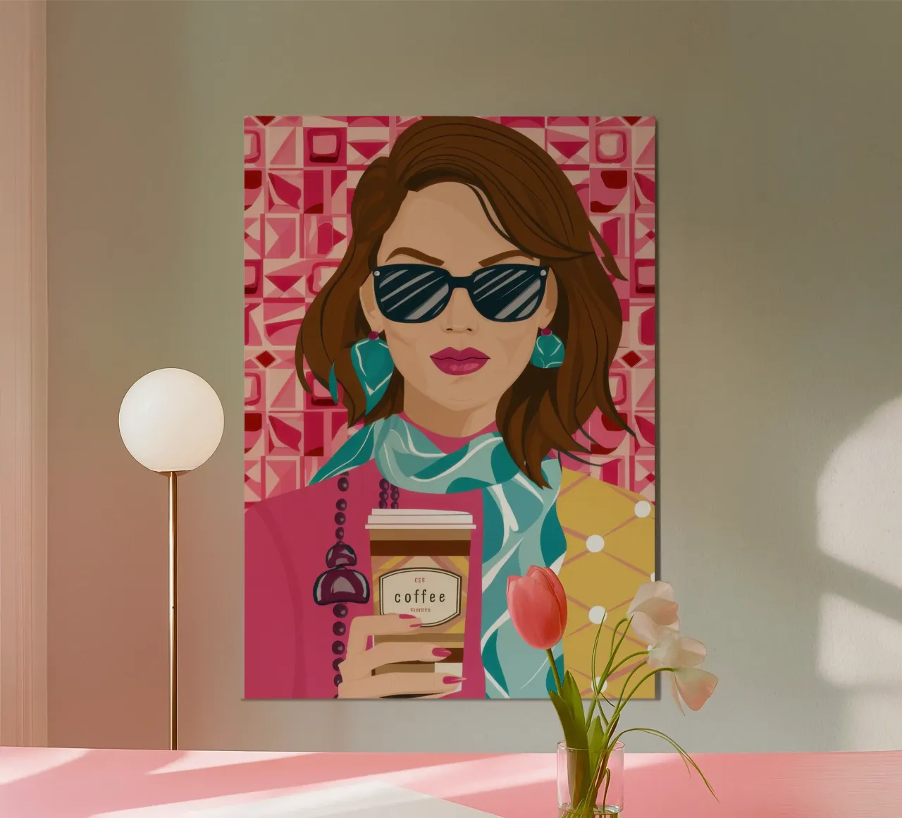 Caffè Uptown Chic poster da Selene Shade