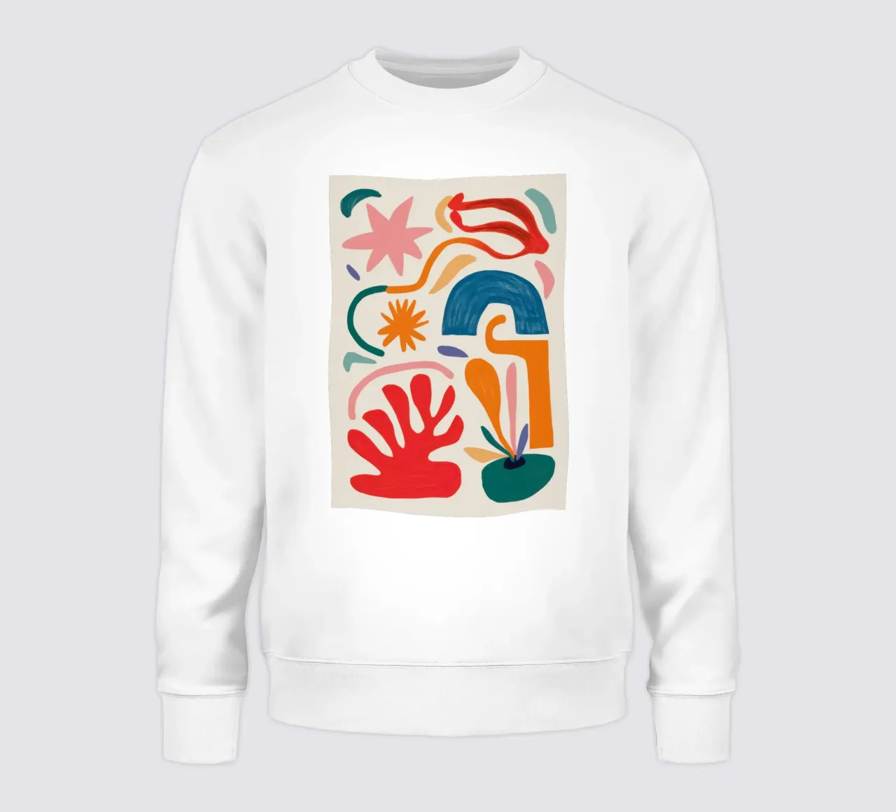 Gioco di forme ritmico felpa da Trace Brush