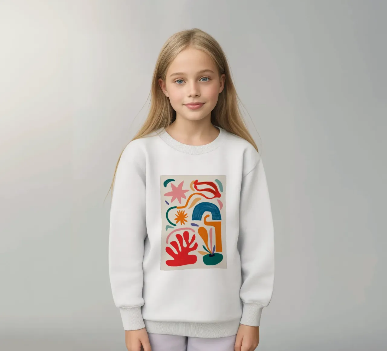 Gioco di forme ritmico felpa bambino da Trace Brush