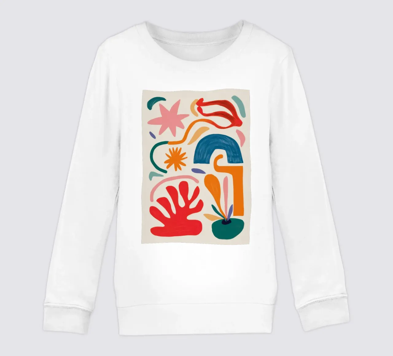 Gioco di forme ritmico felpa bambino da Trace Brush