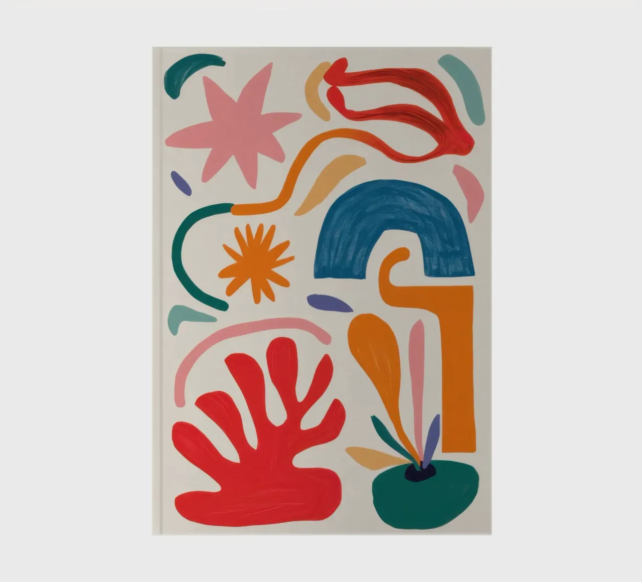 Rhythmic Shape Play notebook by Trace Brush