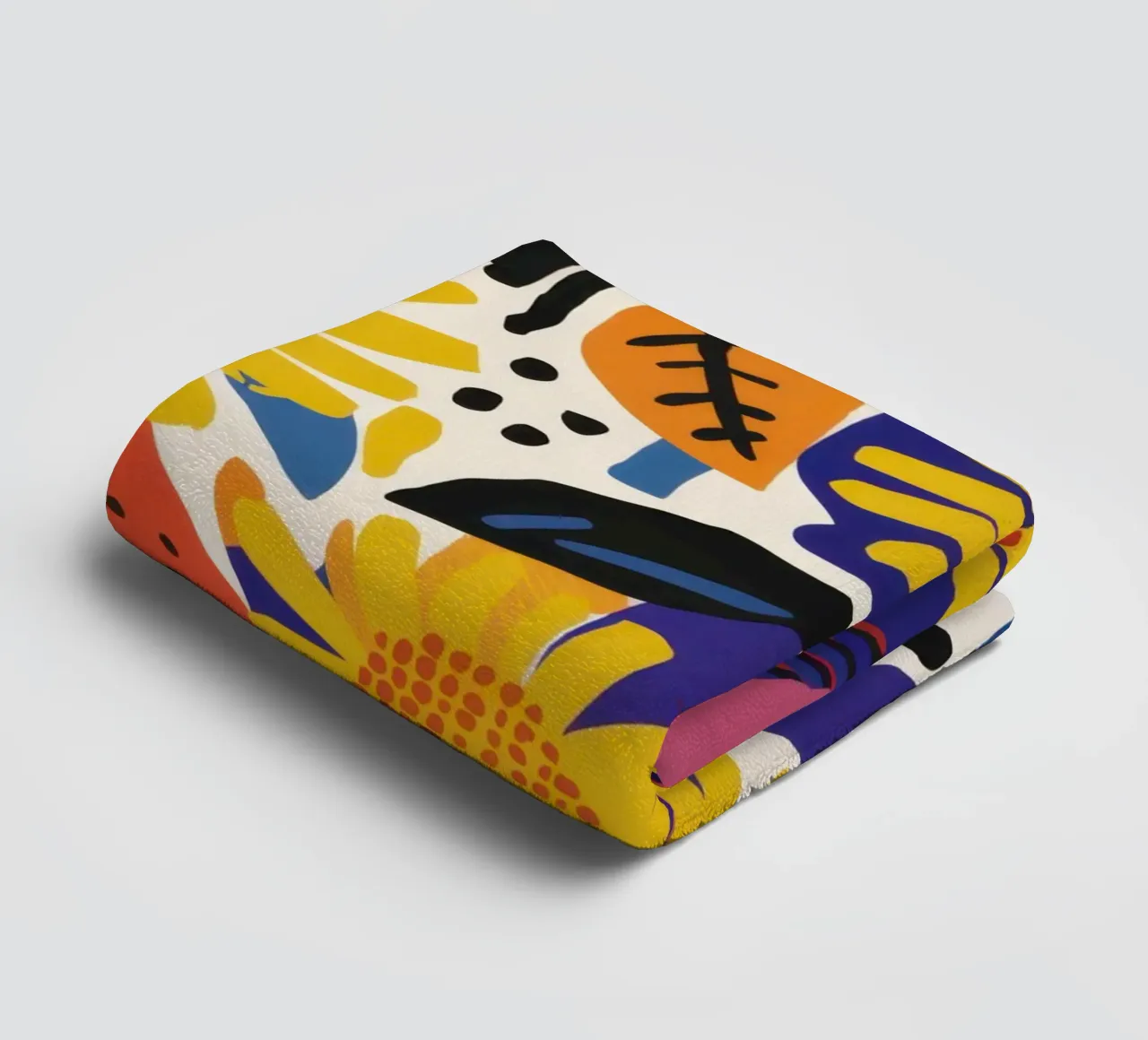 Sunflower Burst Pattern towel by Gaia Viesta