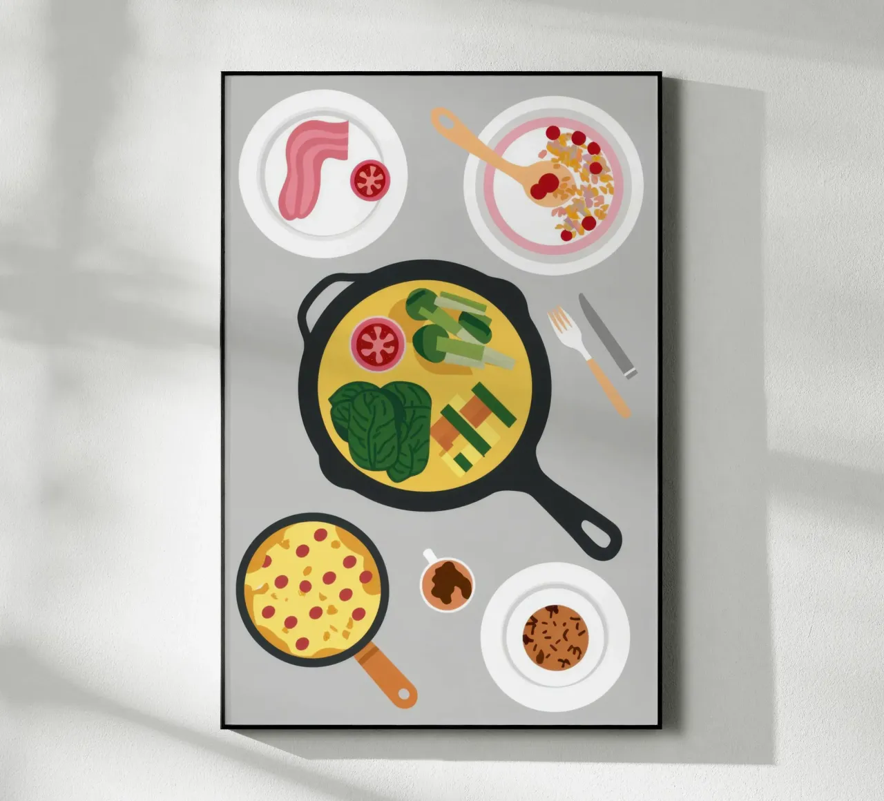 Preparare i pasti in modo sano plexiglass da Trace Brush