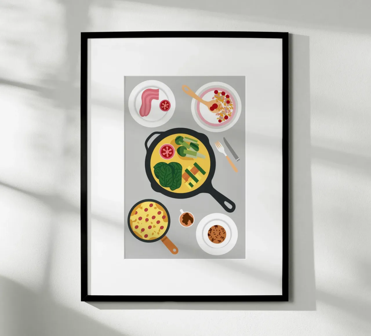 Preparare i pasti in modo sano poster da Trace Brush