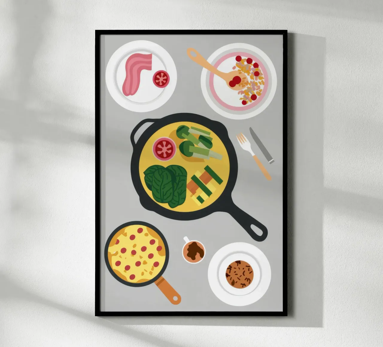 Preparare i pasti in modo sano poster da Trace Brush