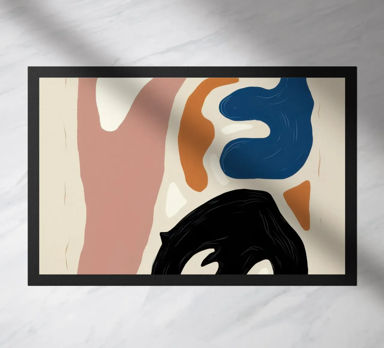 Primal Shape Glyphs doormat by Selene Shade