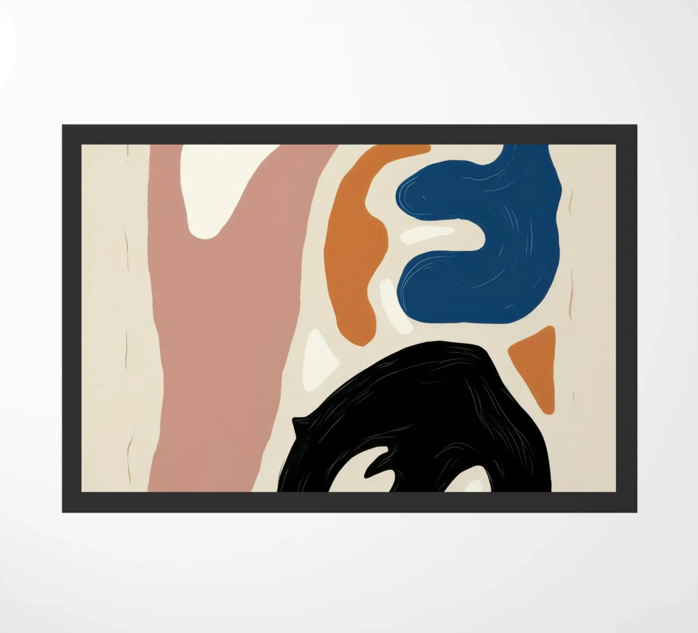 Oervorm Glyphs deurmat van Selene Shade