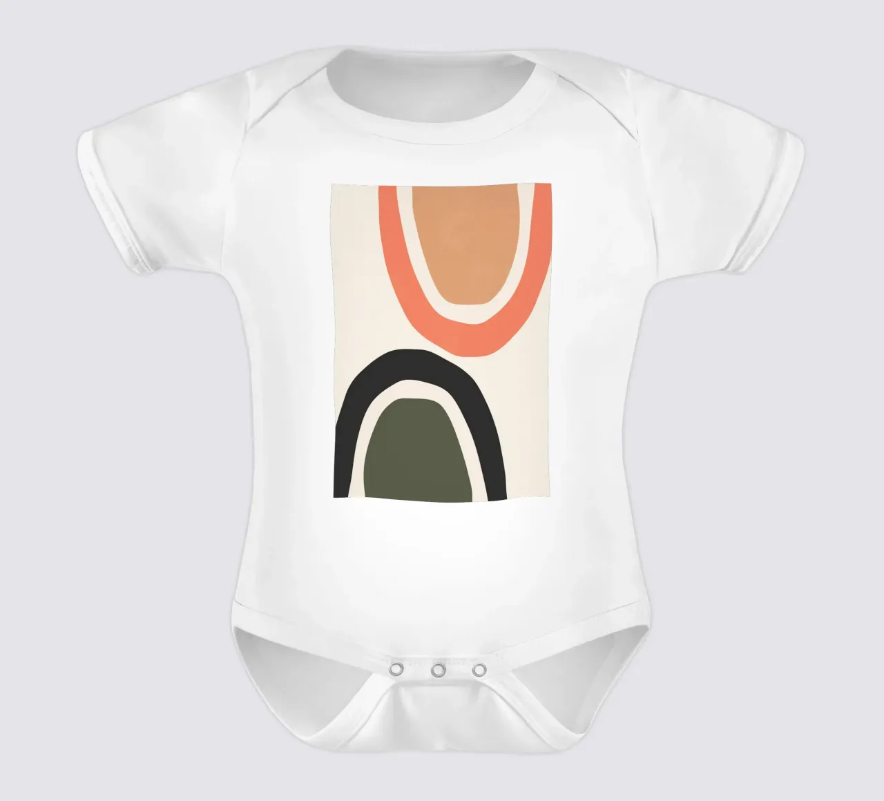 astratto minimo 22 body neonato maniche corte da ThingDesign