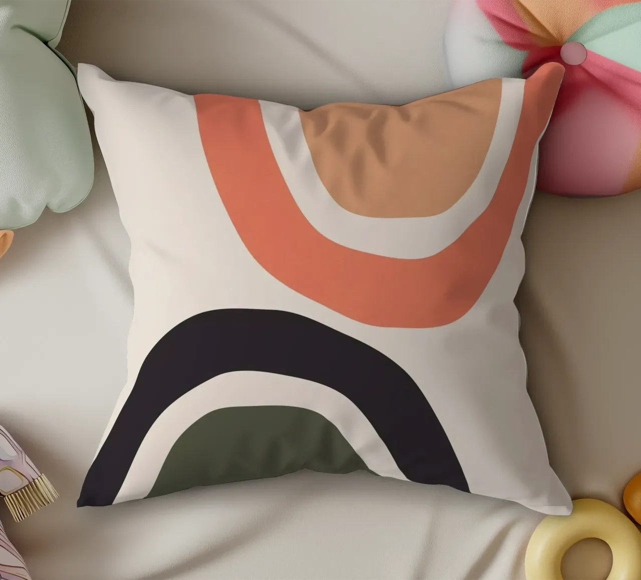 astratto minimo 22 cuscino da ThingDesign