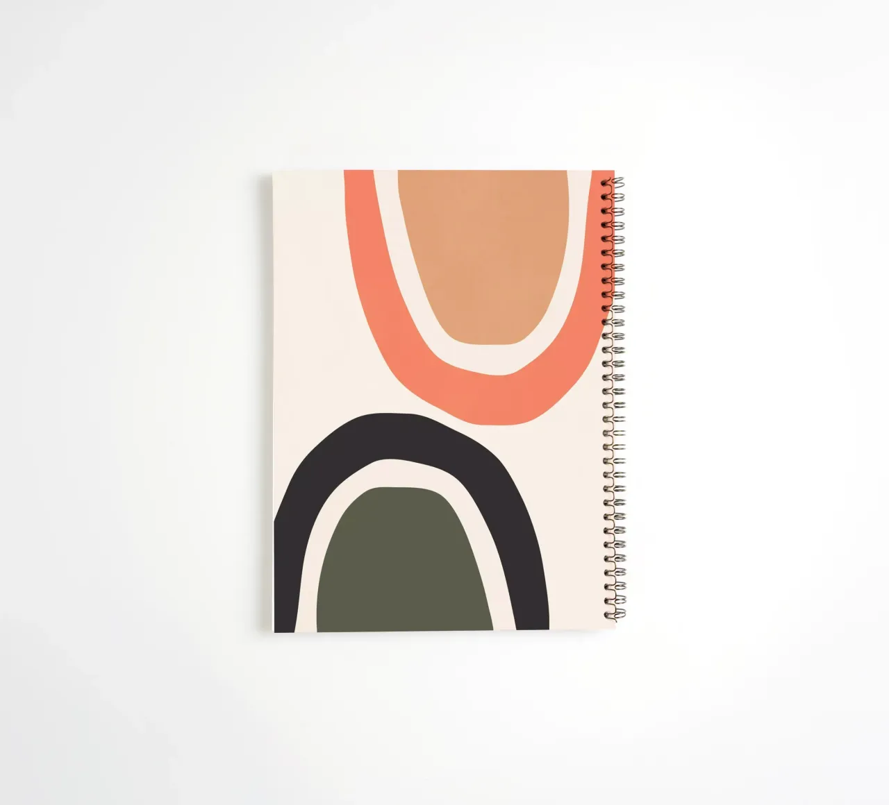 abstract minimal 22 spiral notebook by ThingDesign