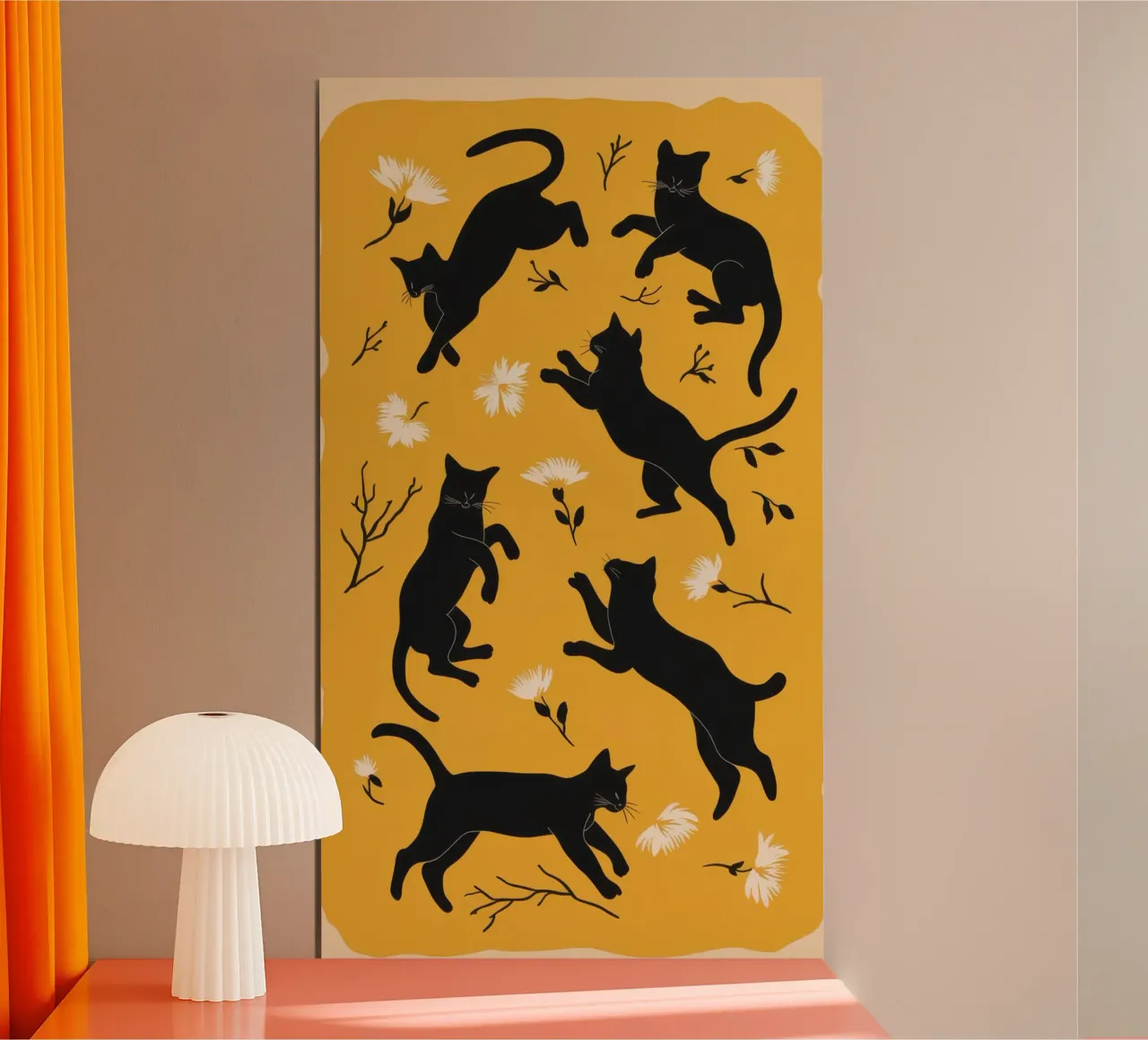 Arrampicata sui gatti neri poster da Gaia Viesta