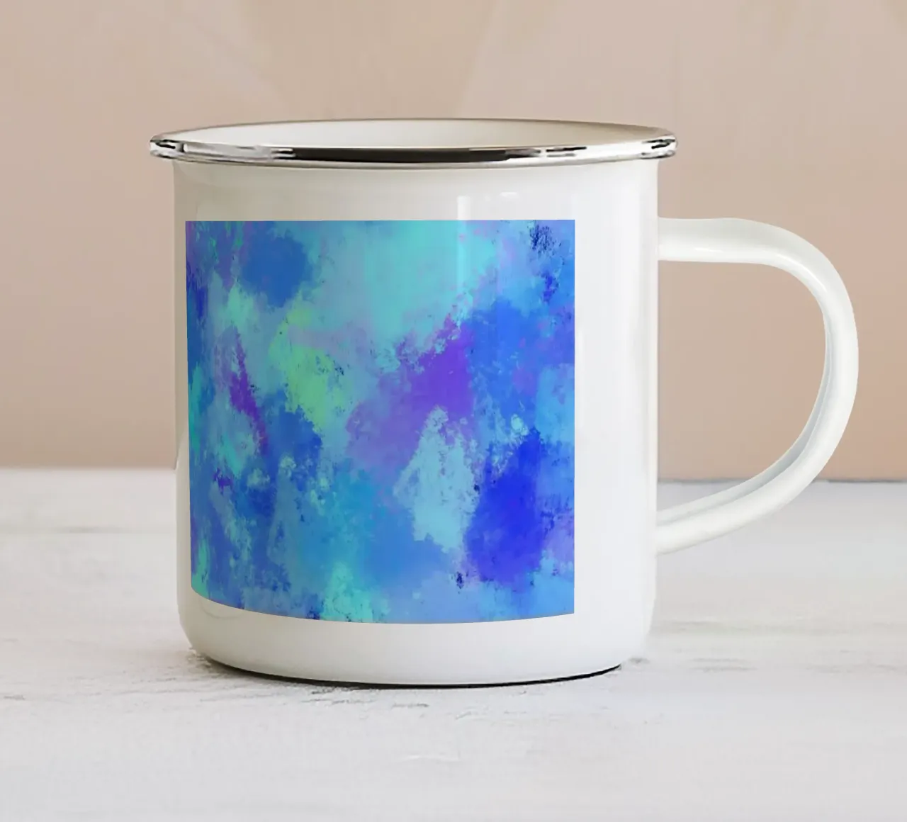 La calma prima di tutto tazza in smalto da Kintsugi99