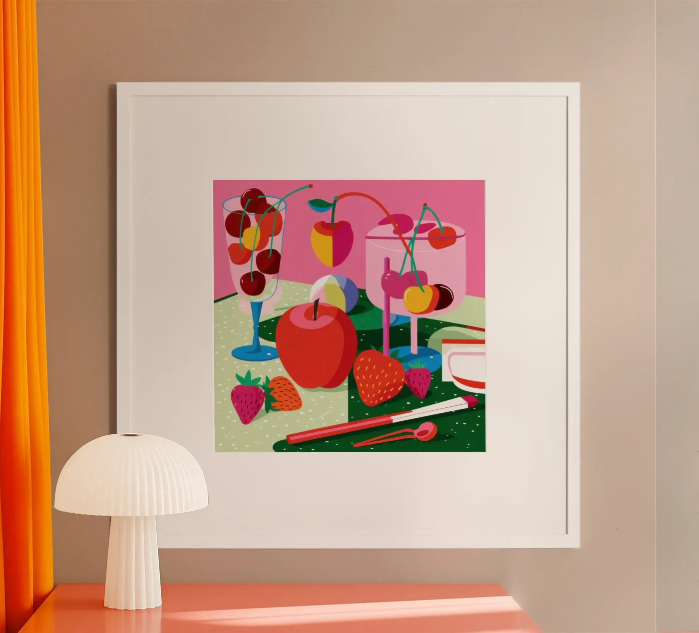 Pop Art Fruit Stack poster by Trace Brush