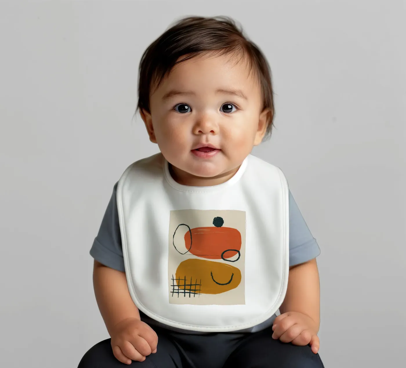 Terracotta Shape Study bavaglino da Gaia Viesta