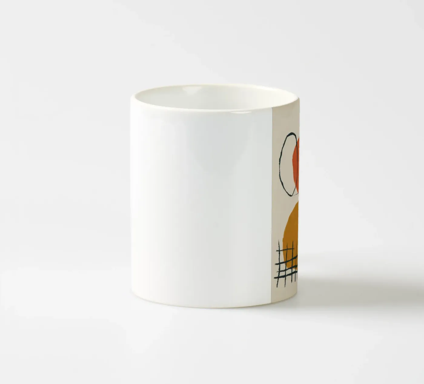 Terracotta Shape Study ceramic mug by Gaia Viesta