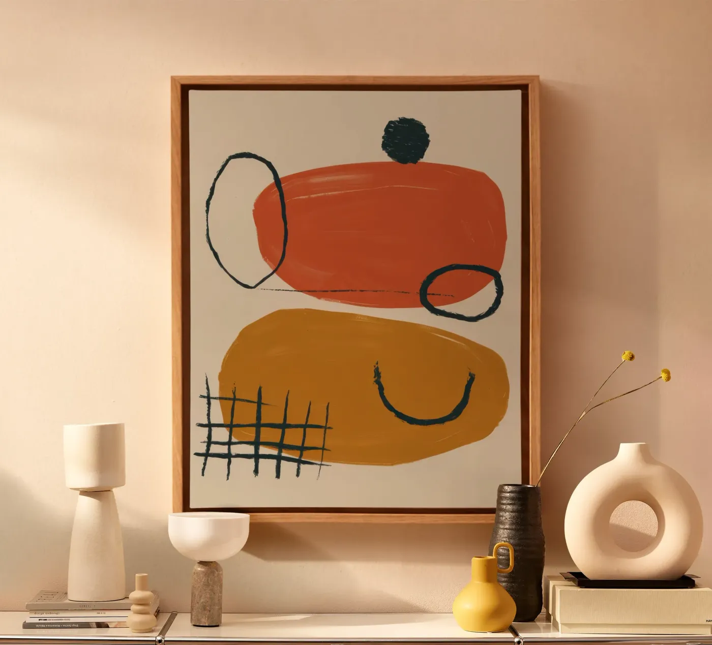 Terracotta Shape Study tela da Gaia Viesta