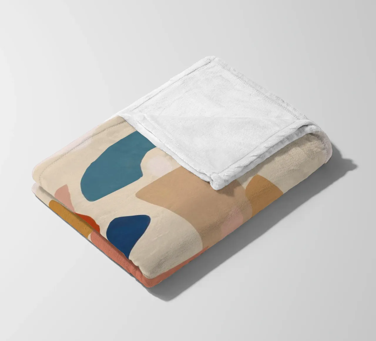 Abstract Form Conversation fleece blanket by Luna Aura
