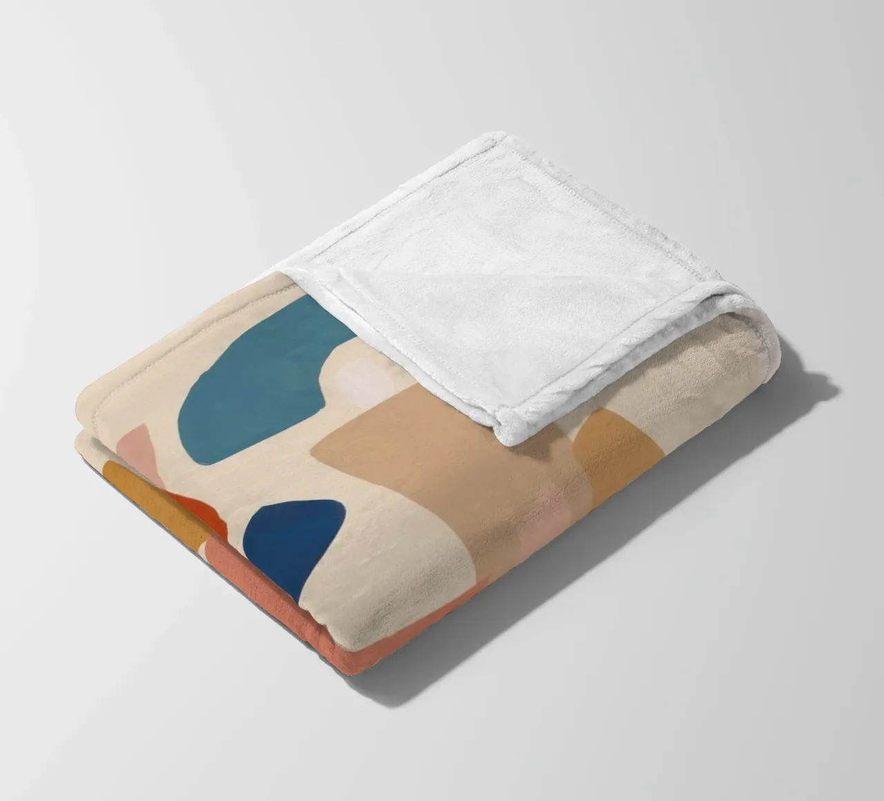 Abstract Form Conversation fleece blanket by Luna Aura