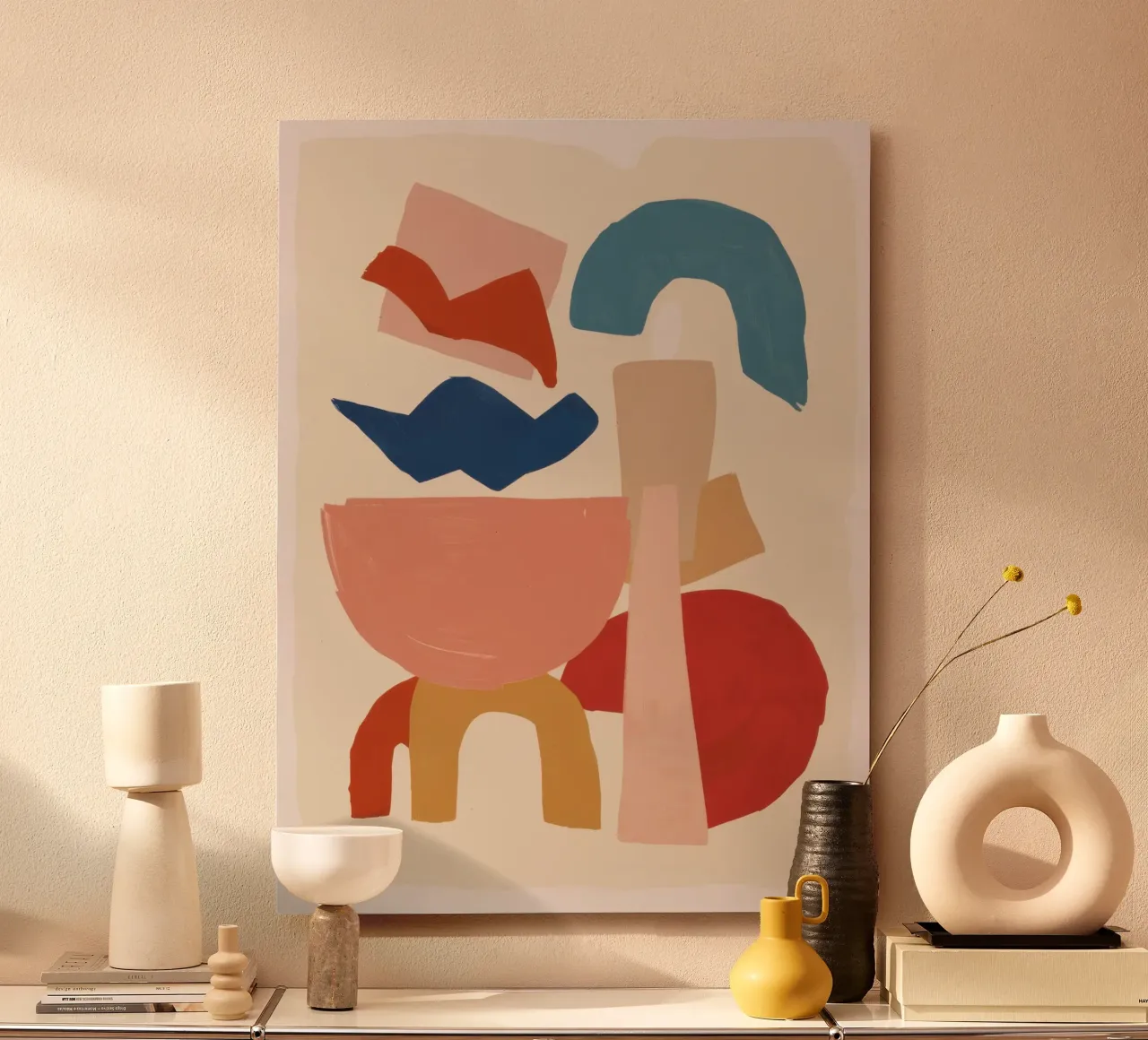 Abstract Form Conversation alu-dibond by Luna Aura