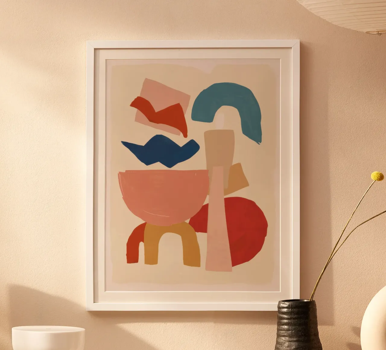 Abstract Form Conversation hahnemühle by Luna Aura
