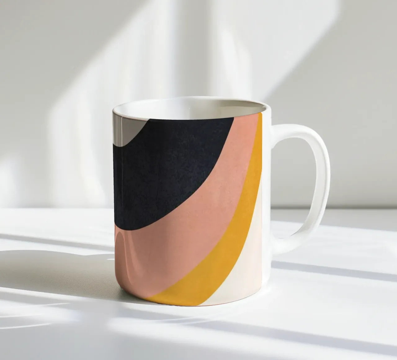 Arte astratta 8 tazza in ceramica da ThingDesign
