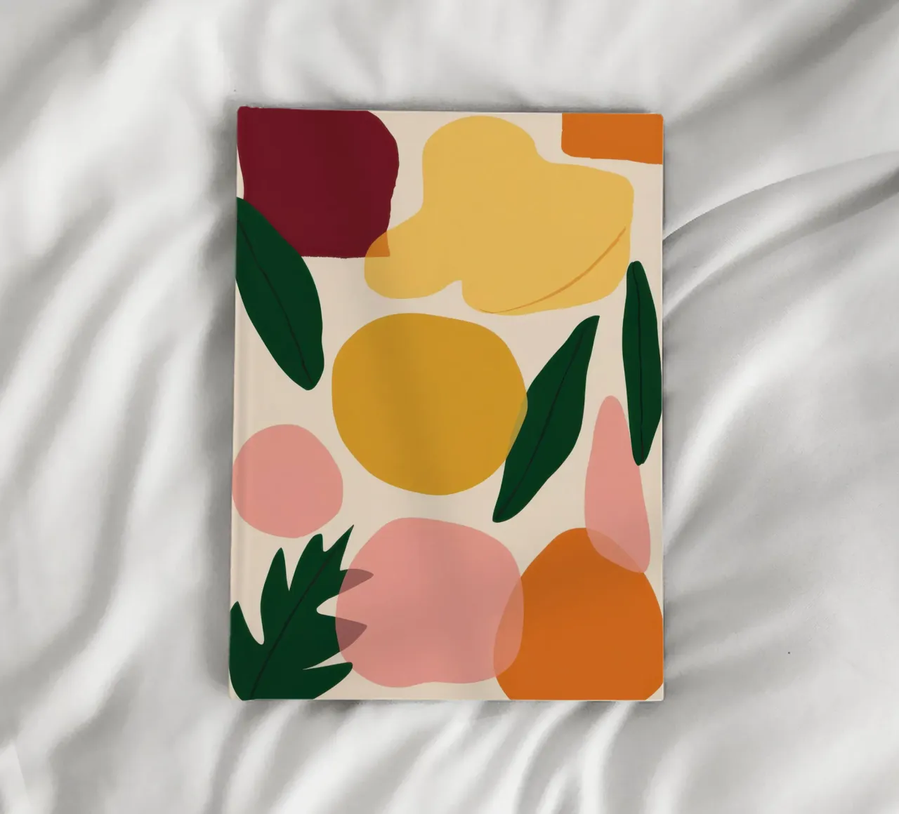 Earthy Abstraction No.1 notebook by Trace Brush