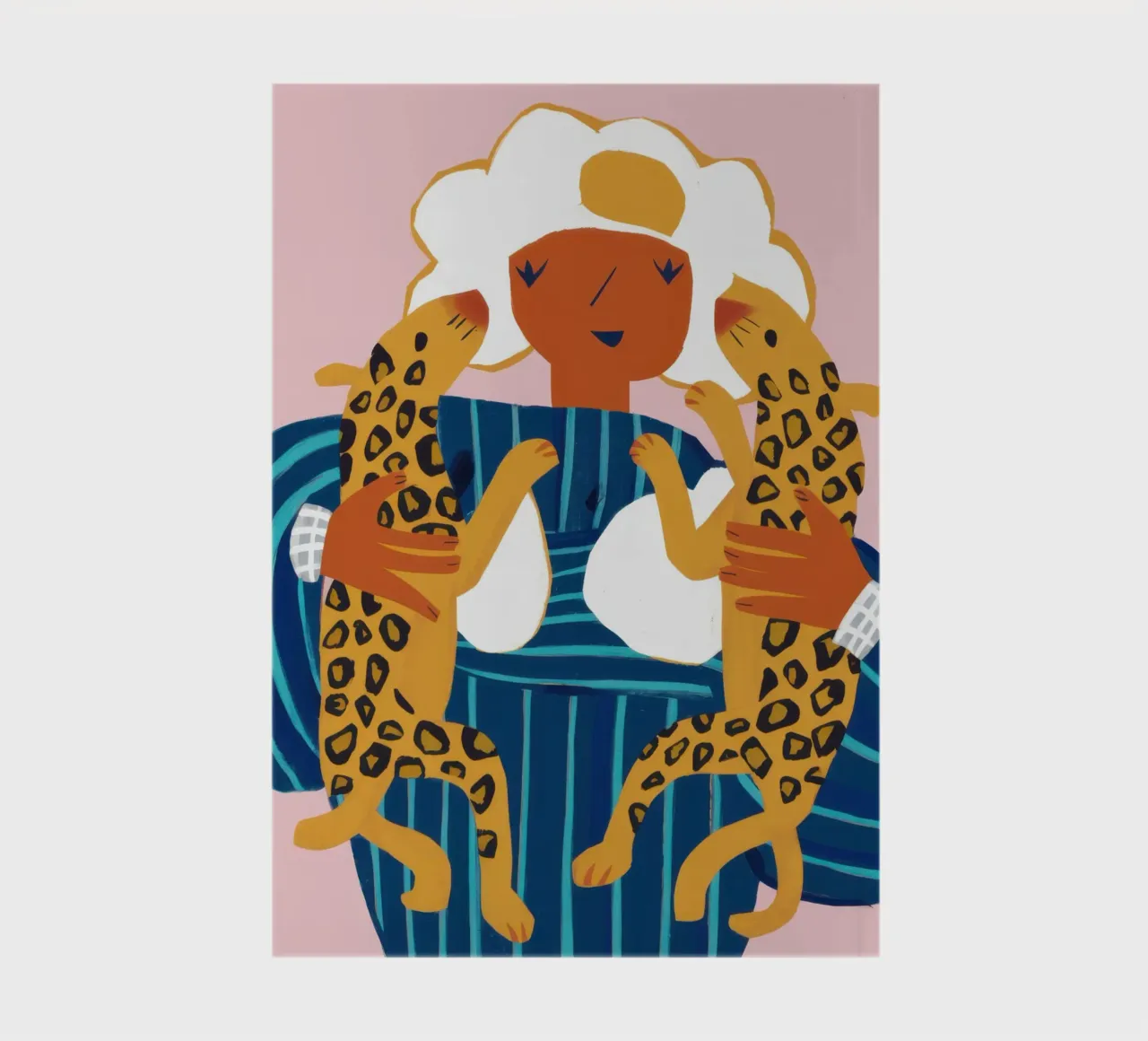 Leopard Print Goddess notebook by Gaia Viesta