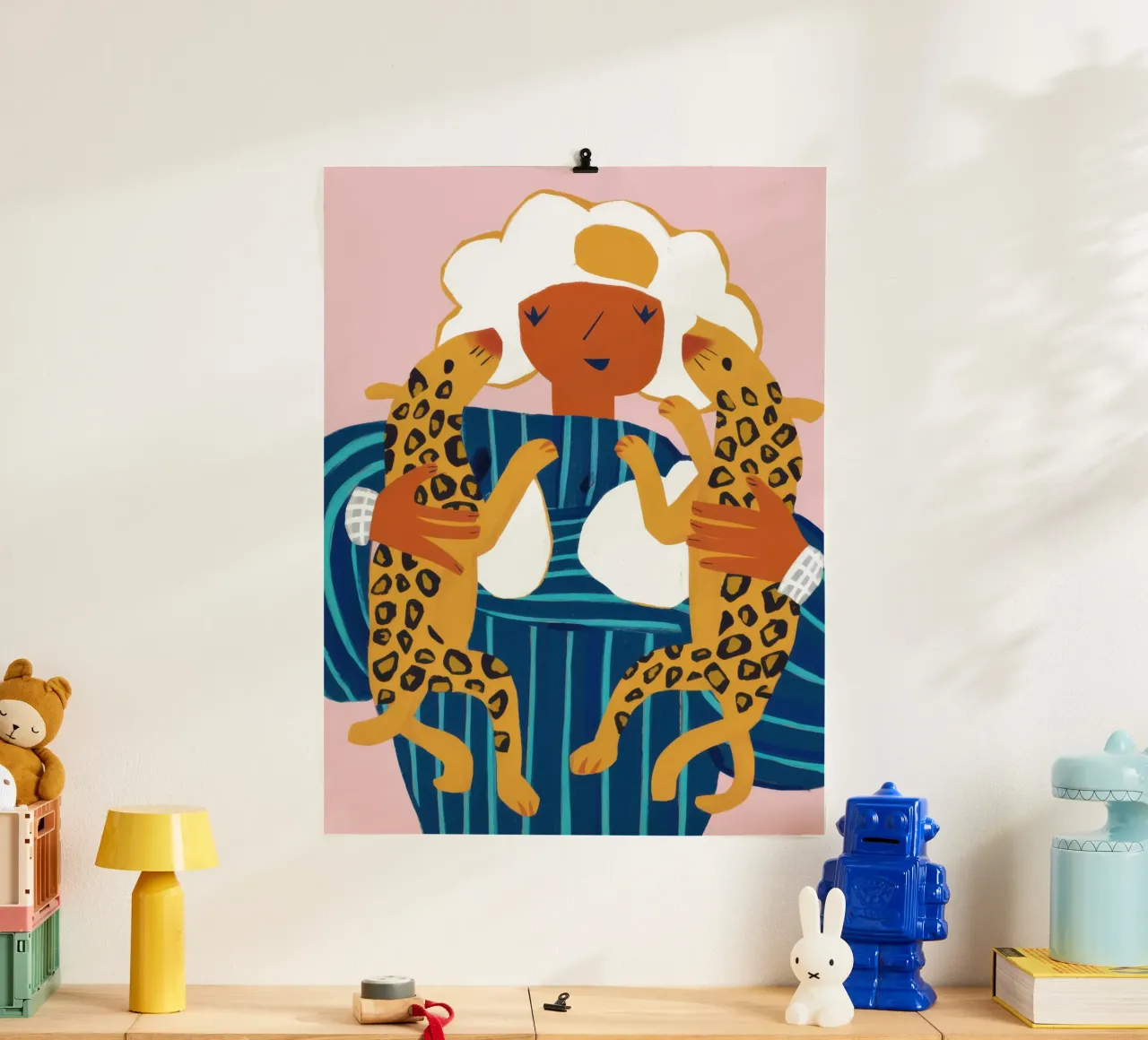 Dea con stampa leopardo poster da Gaia Viesta