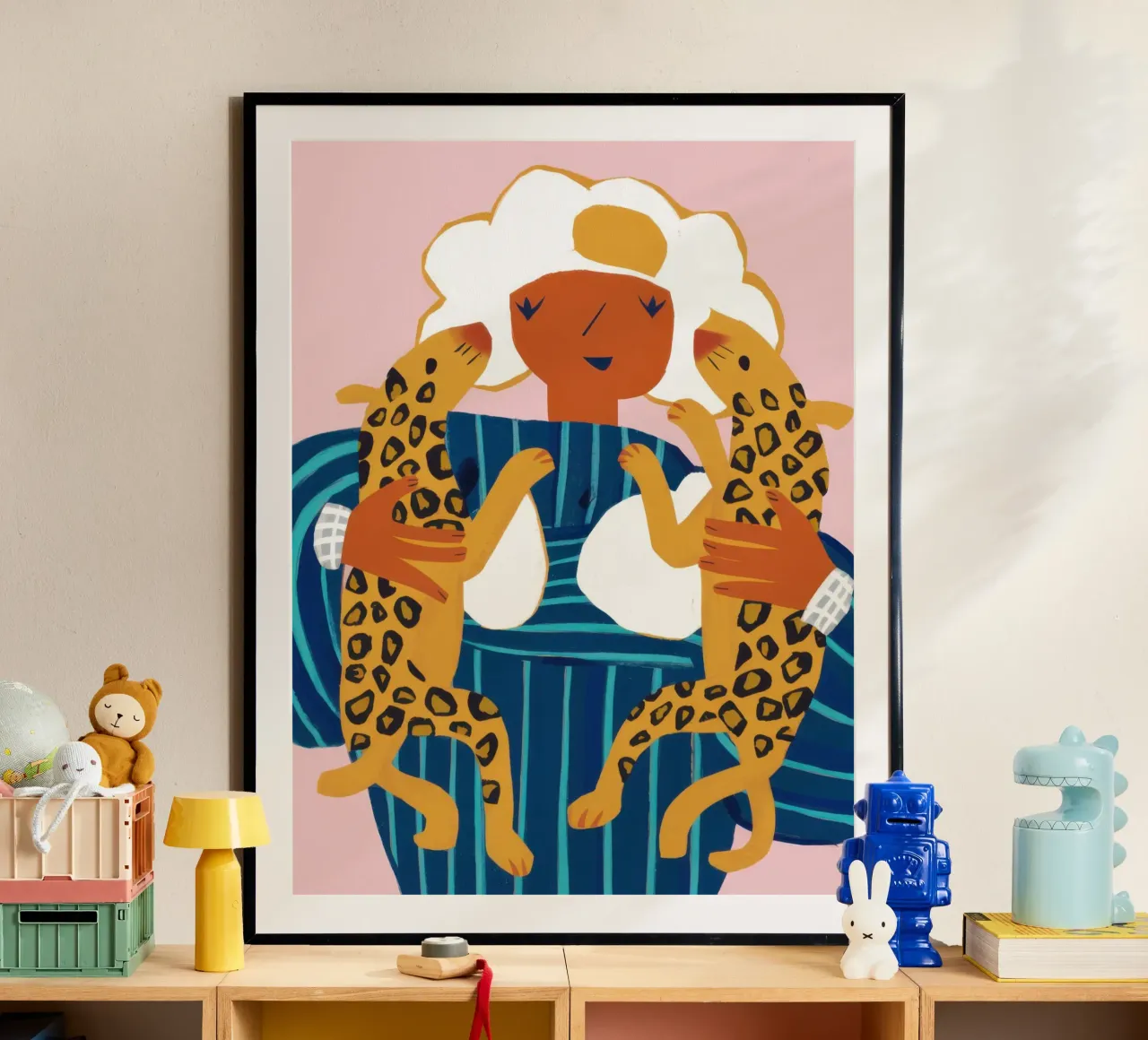 Dea con stampa leopardo poster da Gaia Viesta