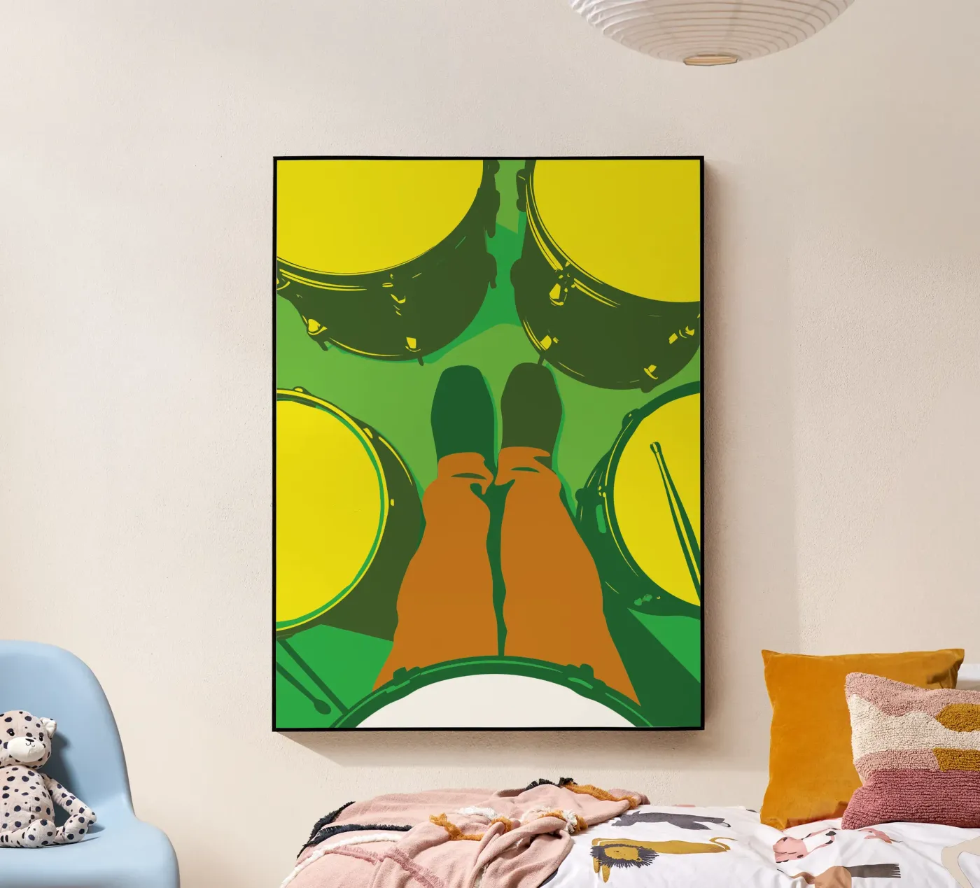 Schlagzeuger Acryl-Glas von MUSIC EDITION